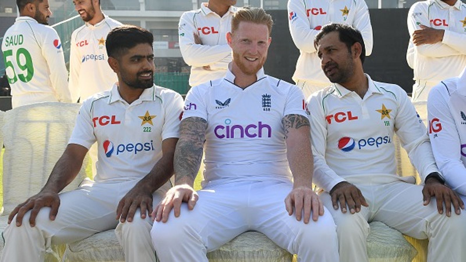 Pakistan cricketer with 24,039 runs announces retirement, has 2 ICC trophies under his belt England's Ben Stokes (C) and Pakistan's Babar Azam and Sarfaraz Ahmed in frame. (Getty)