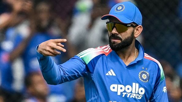 India's superstar batter Virat Kohli in this frame. (Getty) India's superstar batter Virat Kohli in this frame. (Getty)