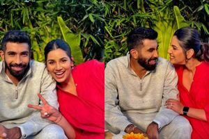 Sanjana Ganesan's two-word social media reaction trolling Jasprit Bumrah on 5th wedding anniversary goes viral SportsTak