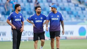 Suryakumar Yadav along with Rinku Singh and Jitesh Sharma (Getty) Suryakumar Yadav along with Rinku Singh and Jitesh Sharma (Getty)