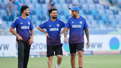 Selection was completely on gut...': Suryakumar Yadav breaks silence on picking Ishan Kishan over Jitesh Sharma in T20 World Cup squad Suryakumar Yadav along with Rinku Singh and Jitesh Sharma (Getty)