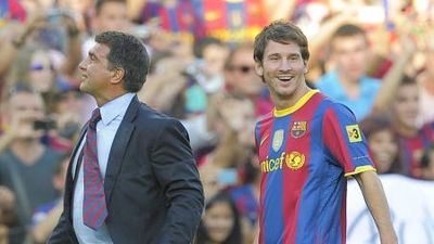 Joan Laporta opens up Lionel Messi after winning FC Barcelona presidential elections SportsTak