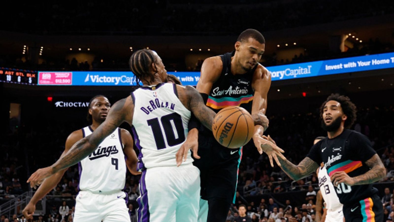 Spurs vs Kings schedule: Date, time, live stream, and more on NBA 2025-26 season (March 17) Spurs vs Kings in the frame (Image via Getty)