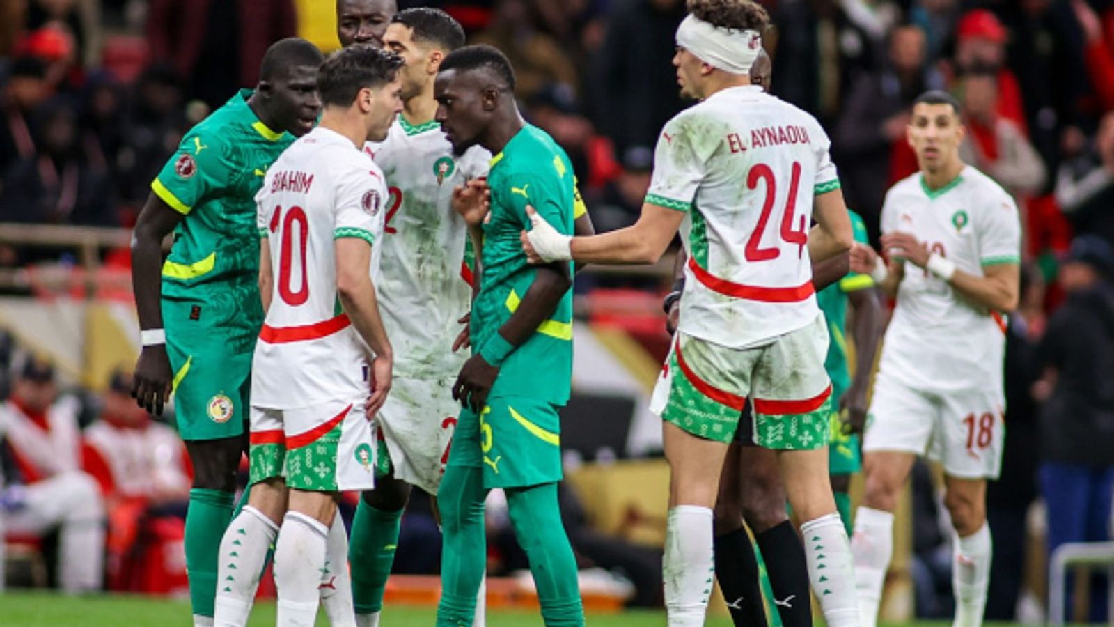 Senegal to appeal CAF's decision of handing AFCON title to Morocco Senegal vs Morocco in the frame (Image via Getty)