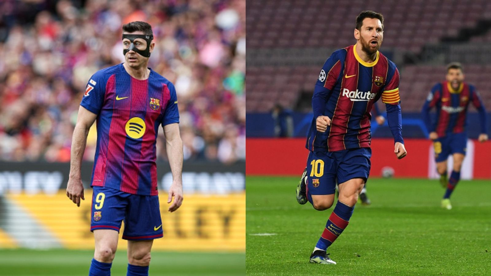 Robert Lewandowski BEATS Lionel Messi, breaks all-time UCL record in Newcastle rout Robert Lewandowski and Lionel Messi in the frame.