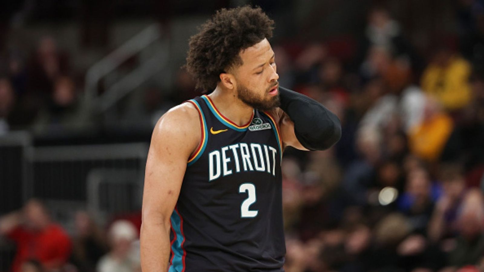 What happened to Cade Cunningham? Pistons face unexpected nightmare ahead of NBA Playoffs Cade Cunningham in the frame (Image via Getty)