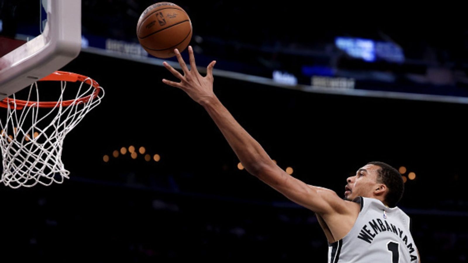 Here’s how Spurs can qualify for NBA Playoffs tonight Victor Wembanyama in the frame (Image via Getty)