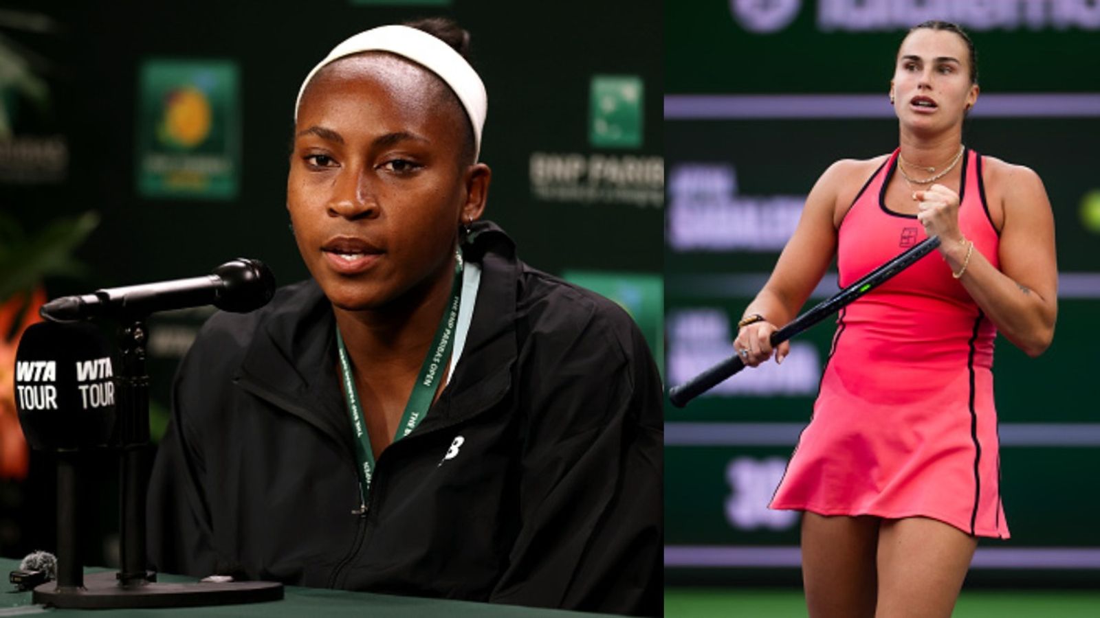 Coco Gauff backs Aryna Sabalenka amid boycott threat over major tournament Coco Gauff and Aryna Sabalenka in the frame (via Getty)