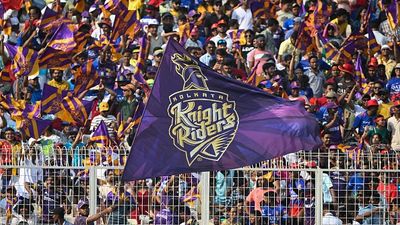 KKR's injury crisis further deepens as another star player ruled out of IPL 2026 Fans of Kolkata Knight Riders wave a flag to support the team. (Getty)