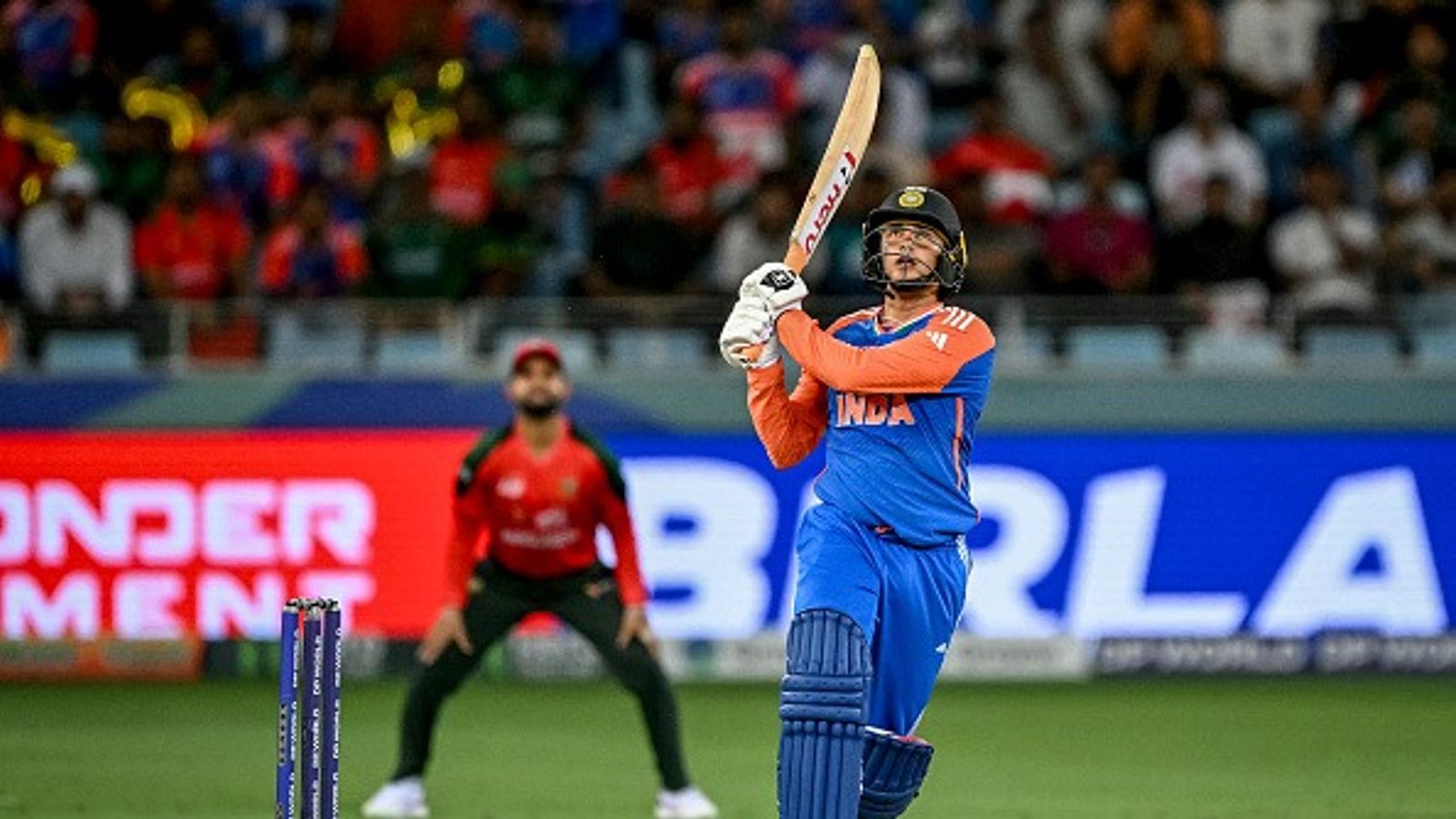 Bangladesh put Ireland tour on hold, prioritise India tour amid uncertainty: Report India's Abhishek Sharma watches the ball after playing a shot during the Asia Cup 2025 Super Four Twenty20 international cricket match between Bangladesh and India (Getty)