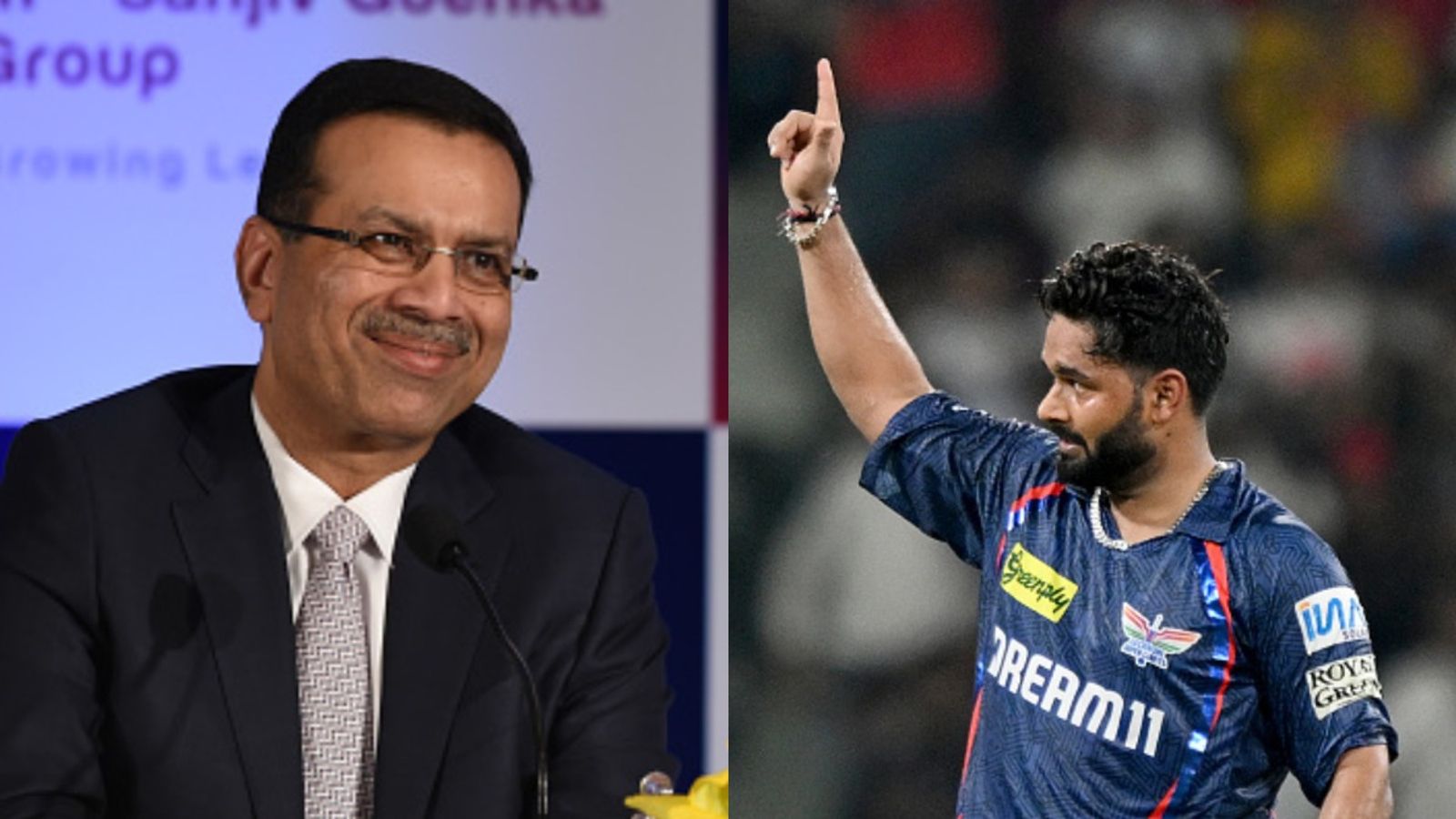 Exclusive: LSG owner Sanjiv Goenka finally reacts to Rishabh Pant’s poor IPL 2025 season Sanjiv Goenka and Rishabh Pant (Getty)