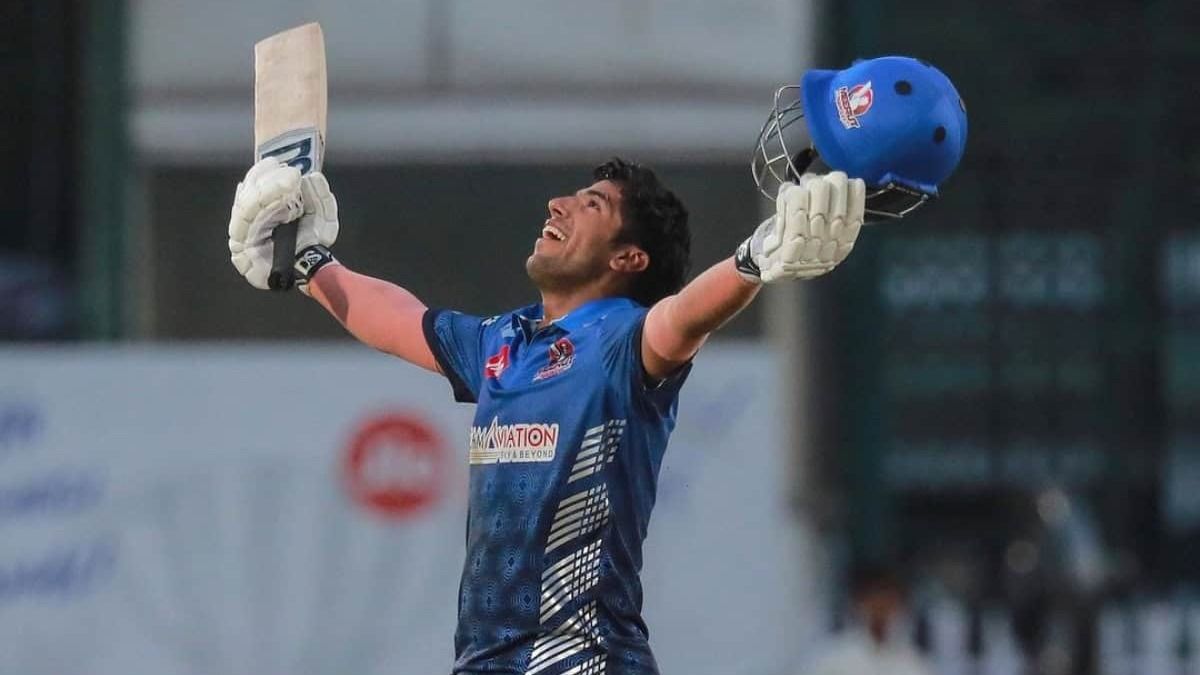 Former RCB batter Swastik Chikara in this frame. (X)