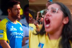 Watch: MS Dhoni’s grand entry sparks wild scenes at Chepauk, female fan's reaction goes viral SportsTak