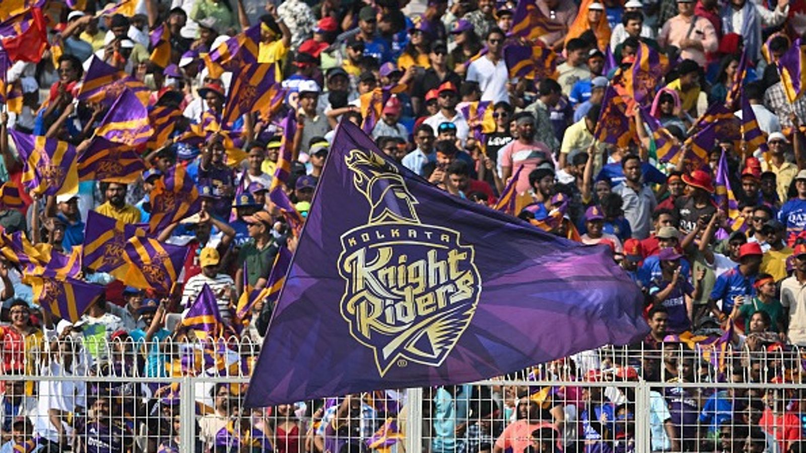 KKR rope in Vidarbha pacer as Akash Deep's replacement for IPL 2026 A fan waves Kolkata Knight Riders flag in this frame. (Getty)