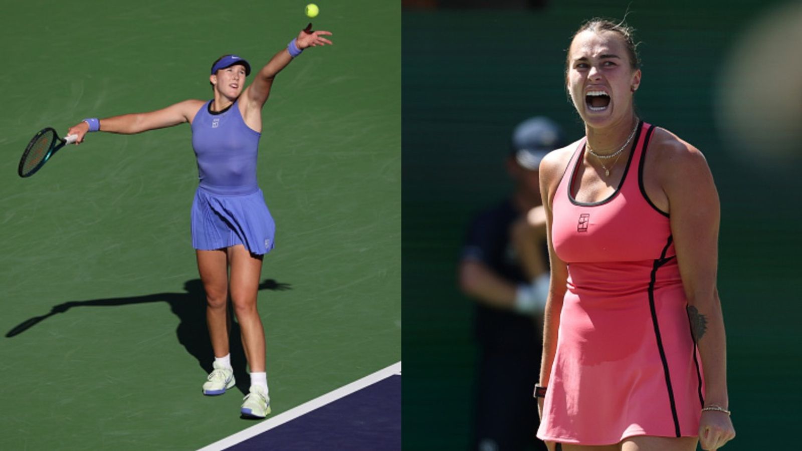 Mirra Andreeva drops stunning claim about Aryna Sabalenka's aggression Mirra Andreeva and Aryna Sabalenka in the frame (via Getty)