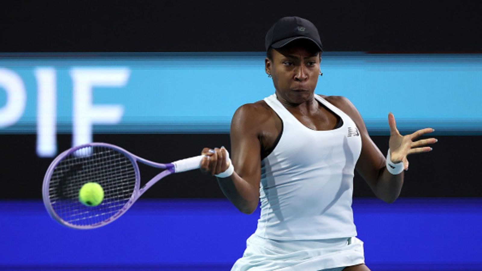 Coco Gauff reveals how luck favored her at ongoing Miami Open: "I get a lot of..." Coco Gauff in the frame (via Getty)