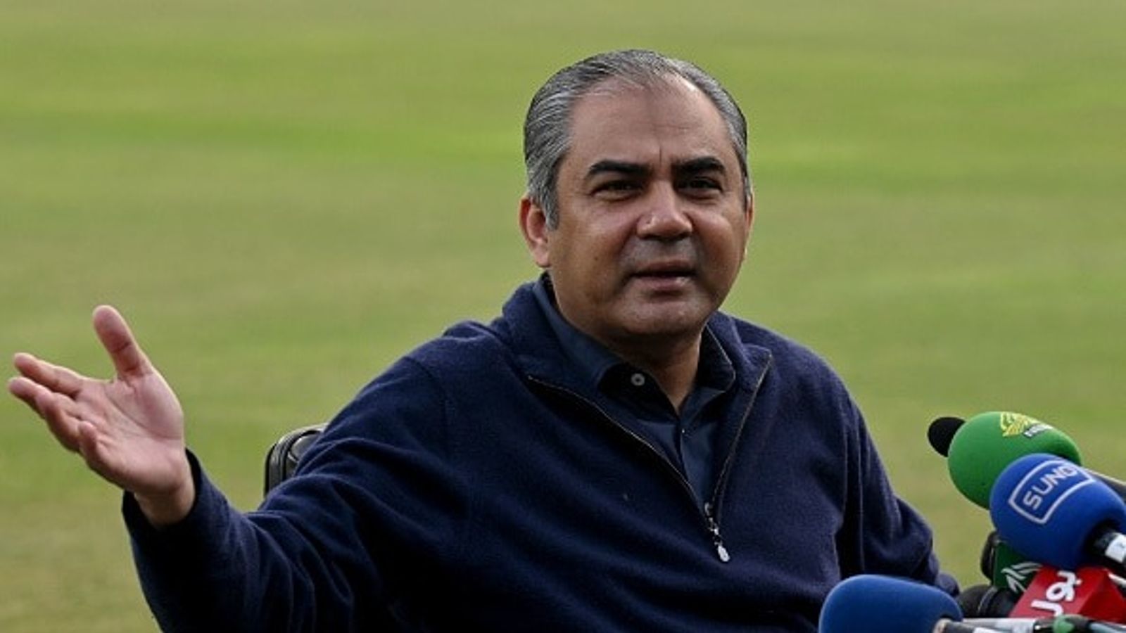 Fuming Mohsin Naqvi issues strict warning after another PSL star quits for IPL Pakistan Cricket Board (PCB) chairman Mohsin Naqvi in this frame. (Getty)
