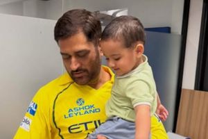 WATCH: MS Dhoni’s sweet bonding moment with Sarfaraz Khan’s son goes viral SportsTak