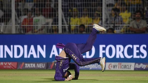 Kolkata Knight Riders' star batter Rinku Singh in this frame. (Getty)