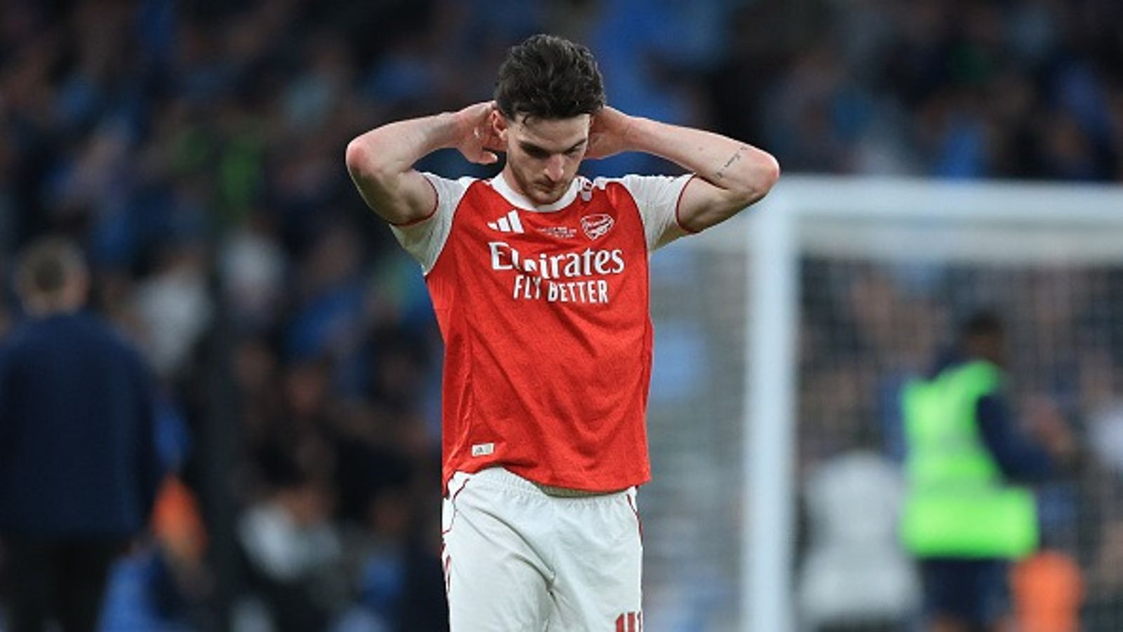 After 2-0 loss vs Manchester City, Declan Rice sends strong message to Arsenal fans, says 'a final defeat...' Declan Rice in the frame.