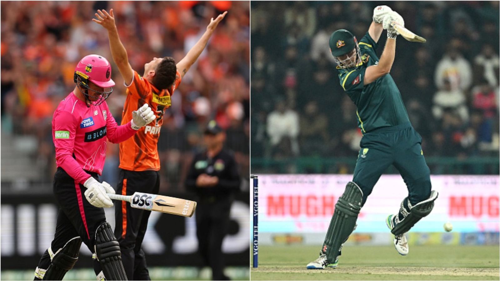 SRH announce BBL final hero with 304 T20 wickets as star Aussie's replacement for IPL 2026 Perth Scorchers' David Payne celebrates a wicket against Sydney Sixers in BBL 2025-26 final; Australia's Jack Edwards plays a shot.