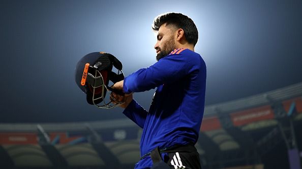  Rinku Singh of India during an ICC Men's T20 World Cup India & Sri Lanka 2026 net session at Wankhede Stadium 