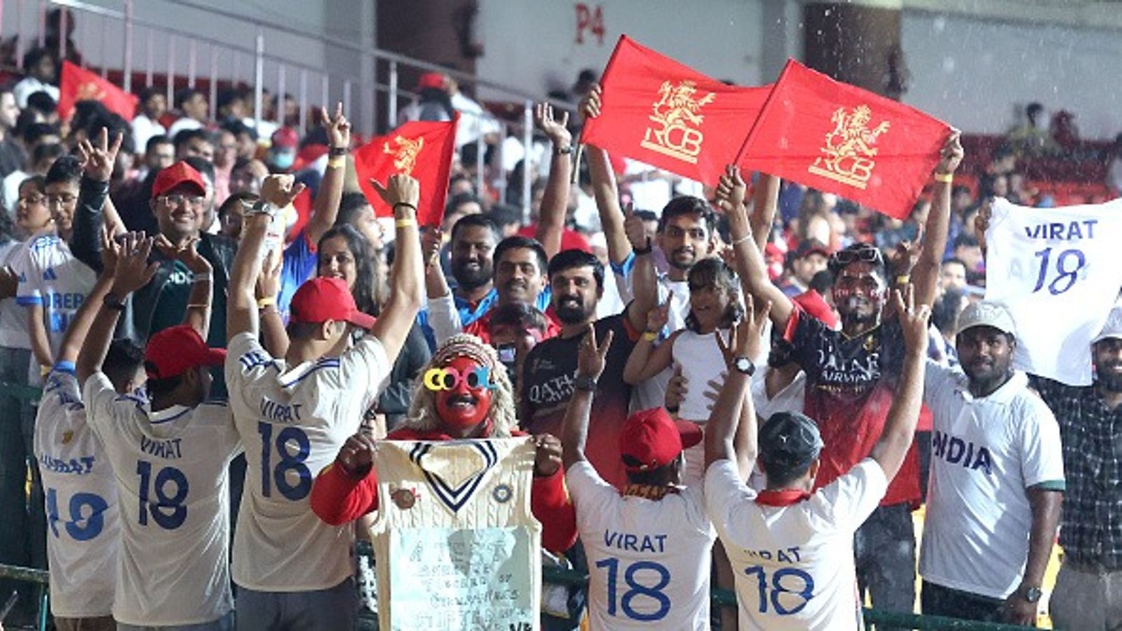 RCB’s crowd management plan ahead of IPL 2026: Key changes explained Fans wearing Indian Test cricket jerseys of Royal Challengers Bengaluru's Virat Kohli cheer before the start of the Indian Premier League (IPL) Twenty20 cricket match between Royal Challengers Bengaluru and Kolkata Knight Riders