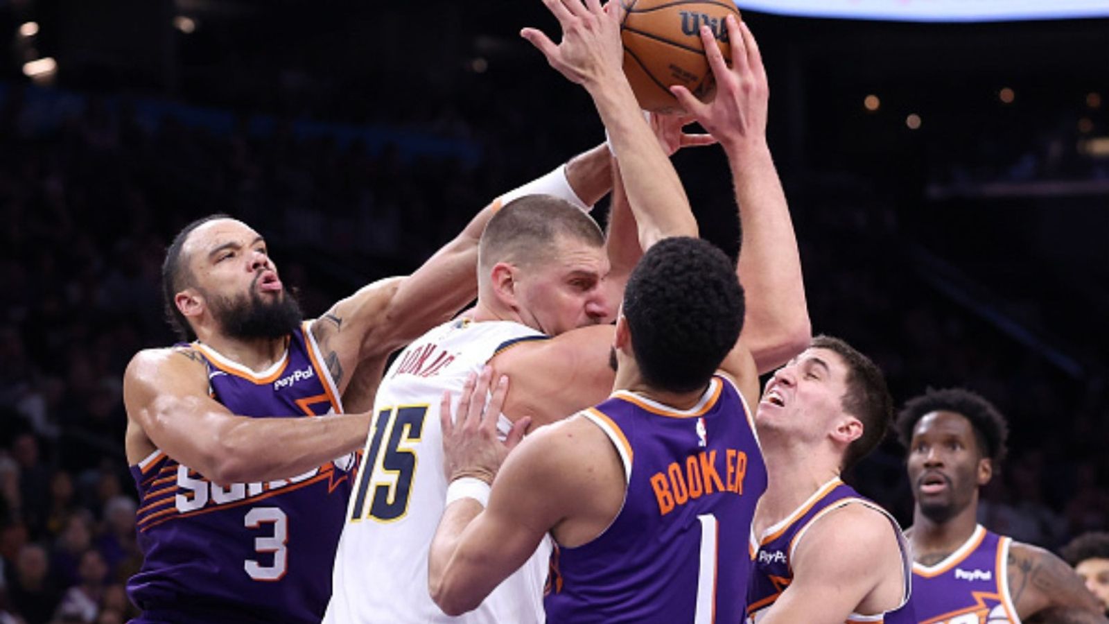 Nuggets vs Suns schedule: Date, time, live stream, and more on NBA 2025-26 season (March 24) Nuggets vs Suns in the frame (Image via Getty)