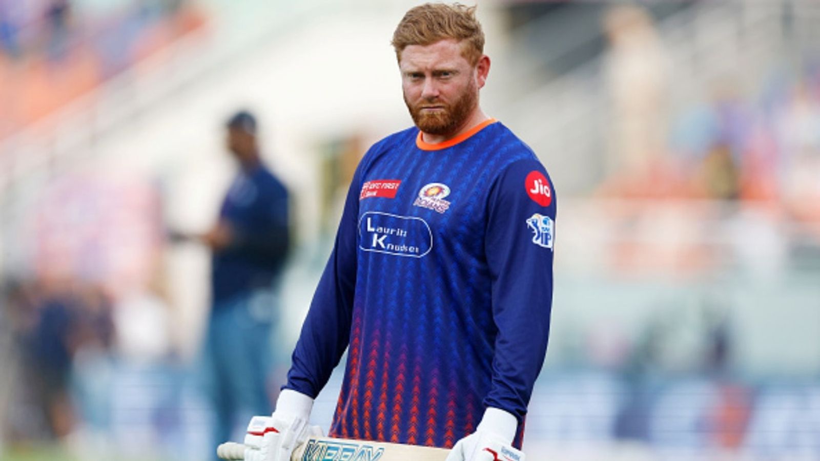 After Livingstone, Bairstow slams England setup, unsure if his return 'is on their agenda' Jonny Bairstow of Mumbai Indians looks on prior to the 2025 Eliminator IPL Finals match against Gujarat Titans at New PCA Stadium on May 30, 2025, in Chandigarh, India.