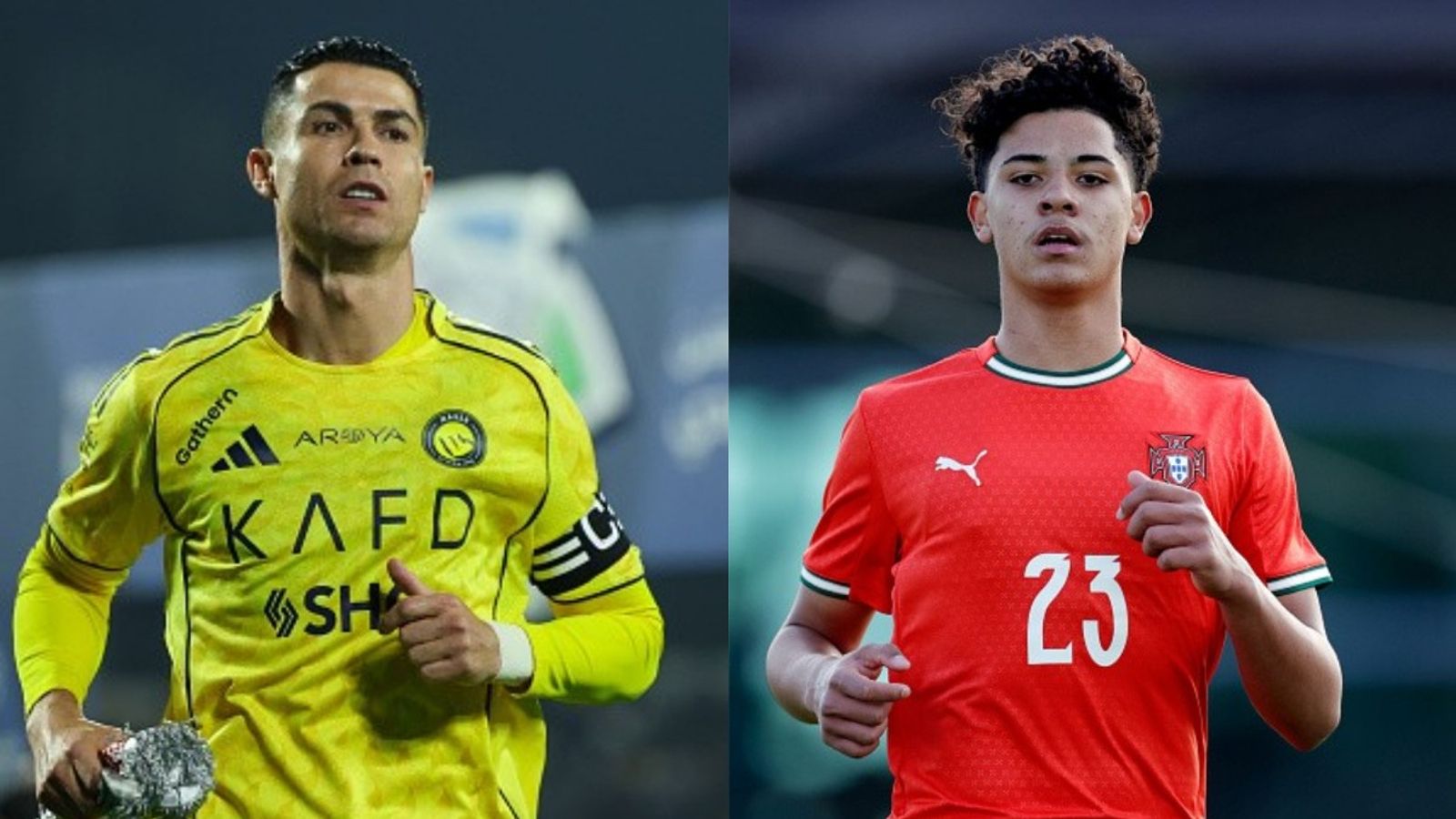 Cristiano Ronaldo’s son trains with Real Madrid Academy as he eyes youth move Cristiano Ronaldo, Cristiano Ronaldo Jr in the frame (Images via Getty)