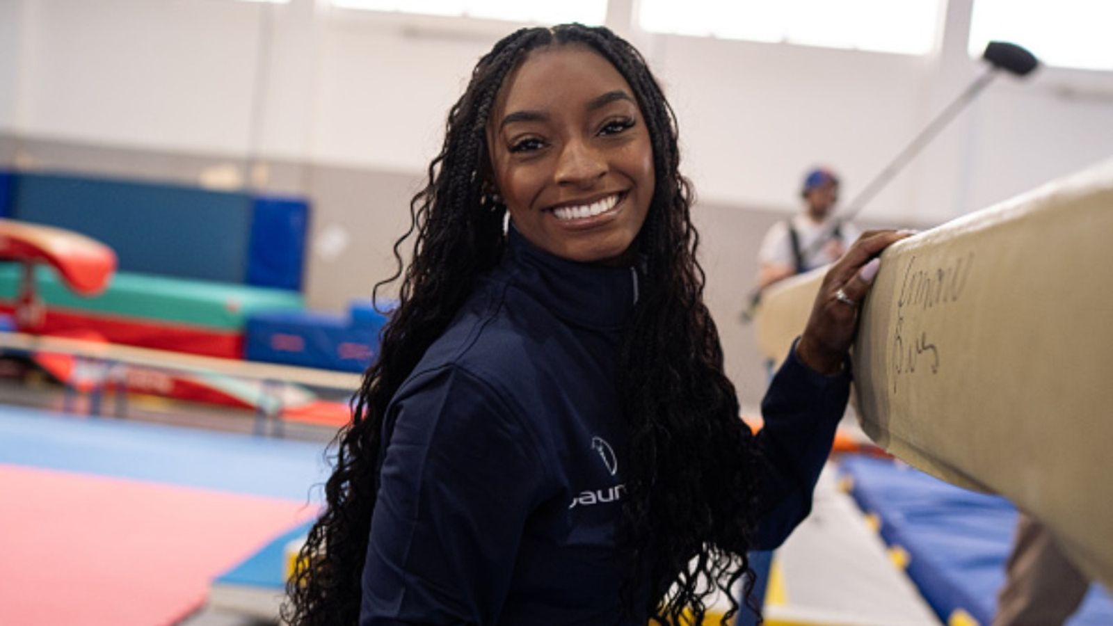 Simone Biles makes another stride off the mat with exciting new announcement Simone Biles in the frame (via Getty)