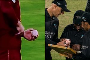 'Never seen anything like this before': Labuschagne left shocked as ball turns pink due to clothing in PSL 2026 opener SportsTak
