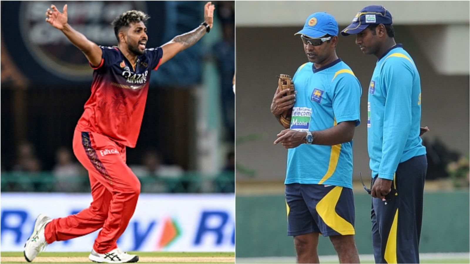 'Suddenly enforce strict standards before IPL': Sri Lanka great Chaminda Vaas slams SLC over RCB's Nuwan Thushara's NOC denial RCB's Nuwan Thushara appeals for a wicket during IPL 2025; Sri Lanka's Chaminda Vaas and Angelo Mathews during a practice session.