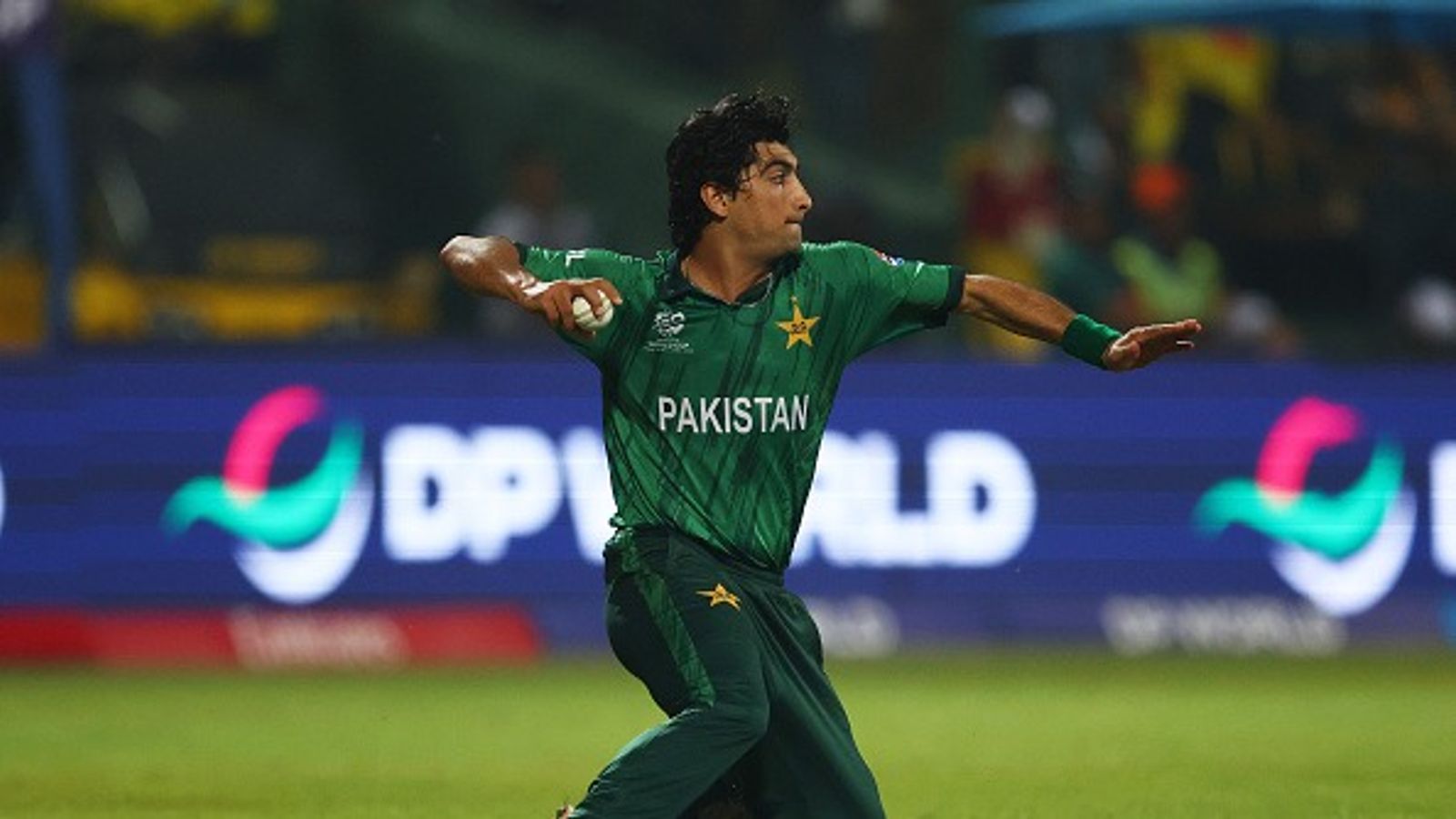 Naseem Shah faces PCB action after social media 'Queen' remark on Maryam Nawaz : Naseem Shah of Pakistan fields the ball during the ICC Men's T20 World Cup India & Sri Lanka 2026 Super 8 match between Sri Lanka and Pakistan at Pallekele Cricket Stadium (Getty)