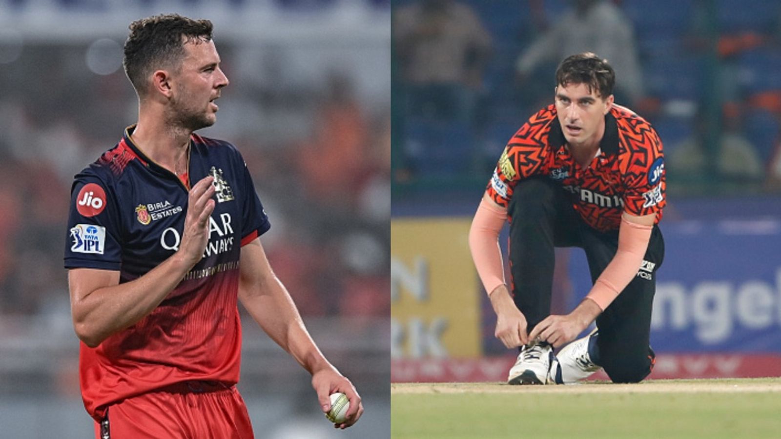 RCB vs SRH, IPL 2026 probable playing XIs: Who will feature in Josh Hazlewood and Pat Cummins absence Pat Cummins and Josh Hazlewood (Getty)