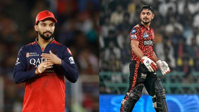 RCB vs SRH, IPL 2026: Bengaluru put Hyderabad to bat first in season opener, Know playing XIs RCB skipper Rajat Patidar (L) and SRH captain Ishan Kishan in frame. (Getty)