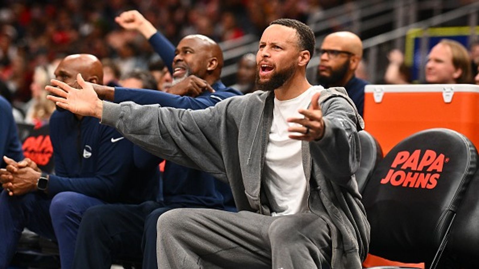 BAD news for Golden State Warriors, concerning update on Stephen Curry surfaces Stephen Curry in the frame.