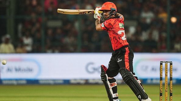 Sunrisers Hyderabad's captain Ishan Kishan in frame. (Getty)