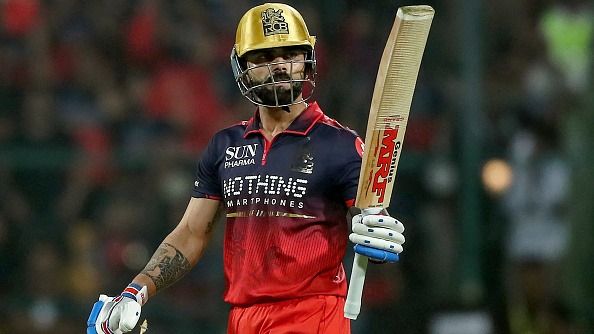 Royal Challengers Bengaluru's batting maestro Virat Kohli in frame. (Getty) Royal Challengers Bengaluru's batting maestro Virat Kohli in frame. (Getty)