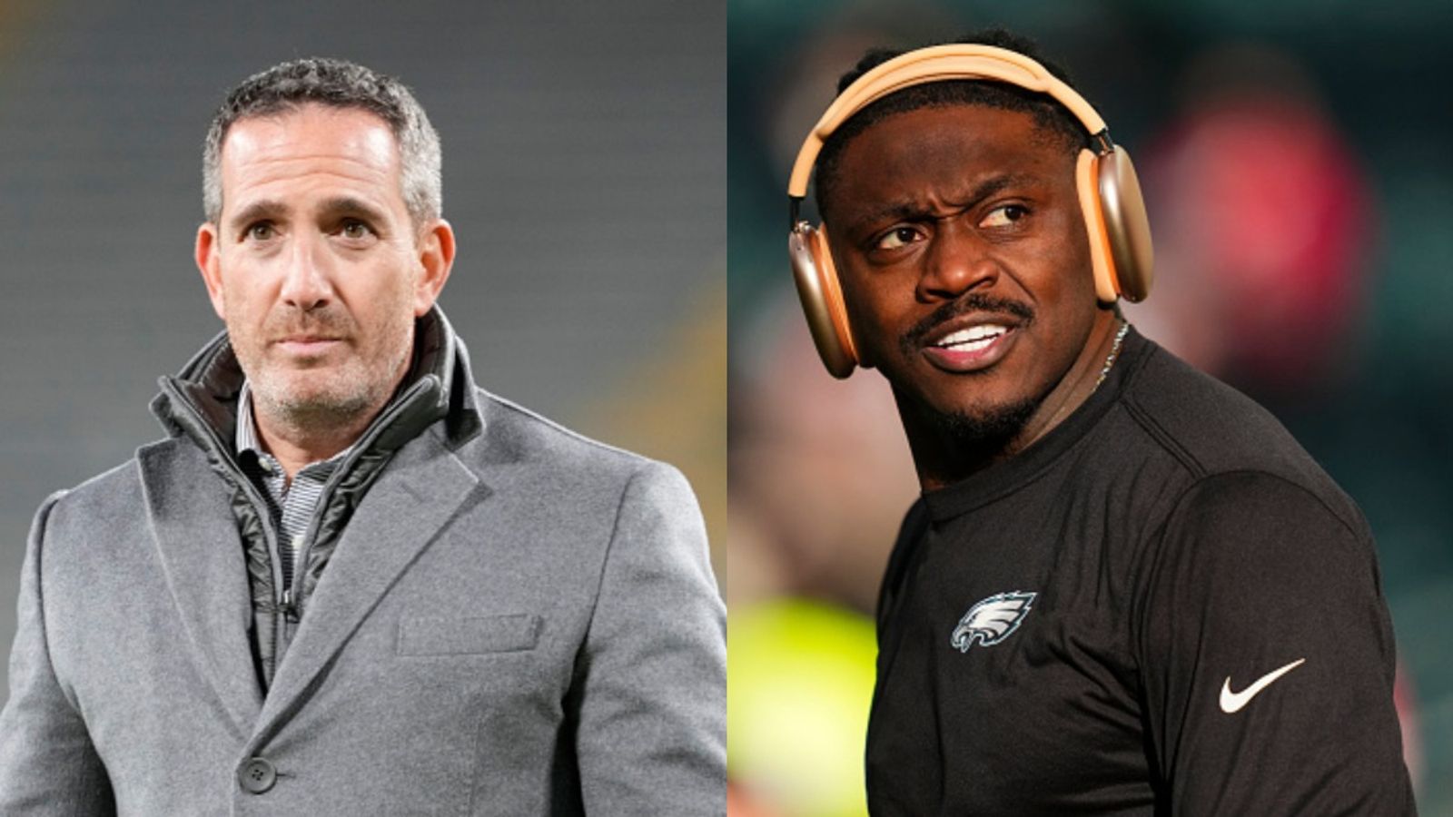 Howie Roseman set to address A.J. Brown situation amid trade buzz Howie Roseman and A.J. Brown in the frame (via Getty)