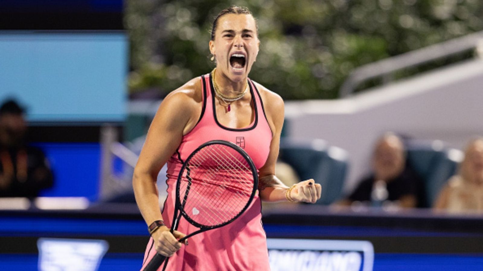 Aryna Sabalenka scripts history again, becomes fifth woman ever to... Aryna Sabalenka in the frame (via Getty)