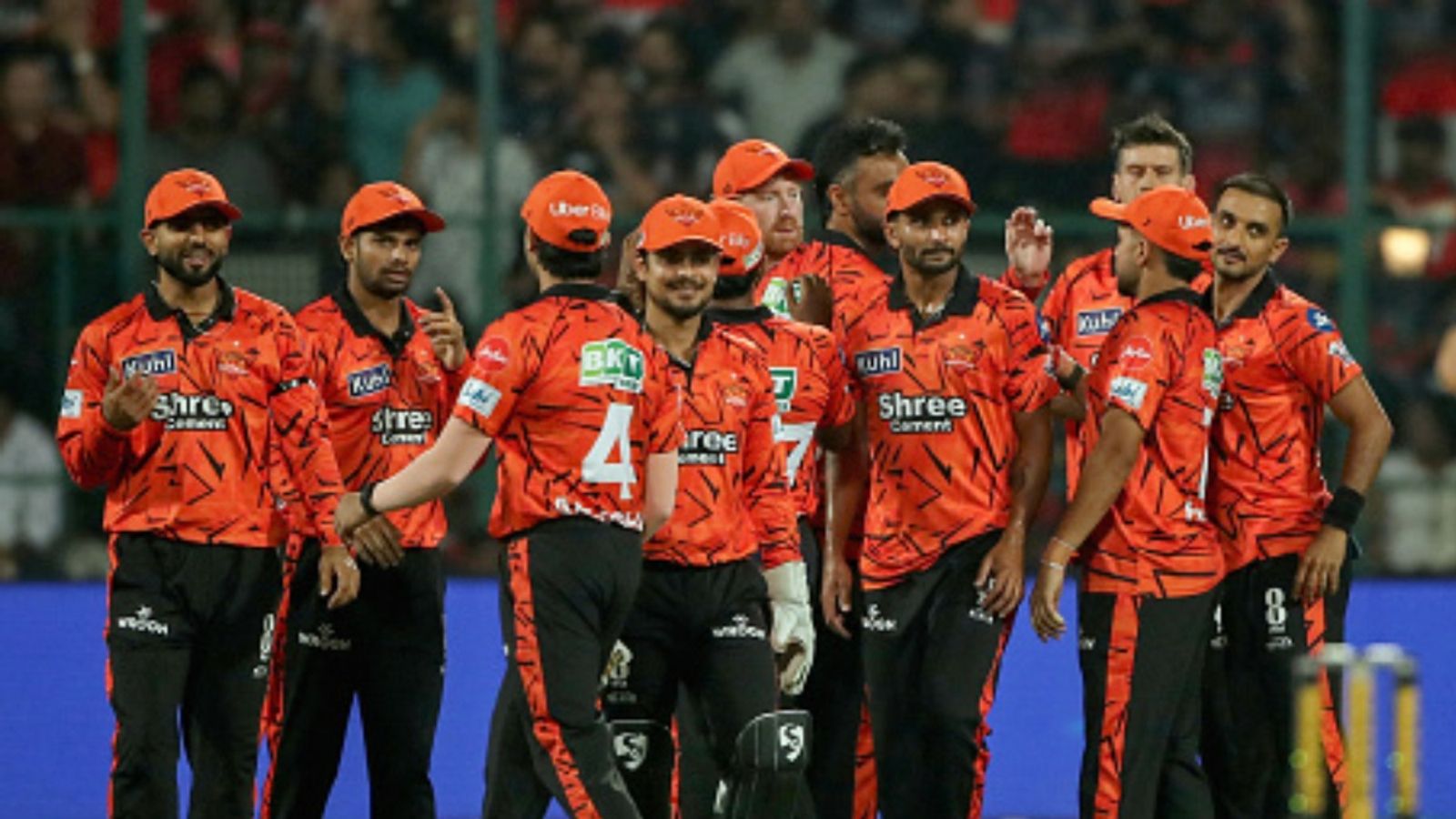 SRH shares crucial update on Brydon Carse's injury ahead of IPL 2026 clash against KKR Sunrisers Hyderabad players celebrate after the dismissal in IPL match (Getty)