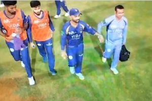 Watch: Ajinkya Rahane gives KKR big injury scare, walks off the field limping in IPL 2026 clash against MI SportsTak