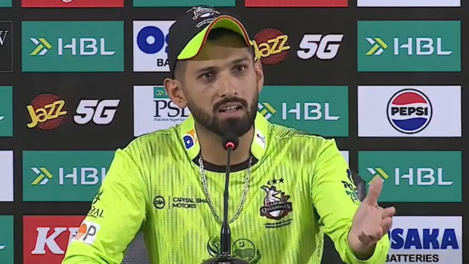 'I can only speak for myself': Sikandar Raza distances himself from ball-tampering controversy in PSL 2026 clash Lahore Qalandars' Sikandar Raza speaks at a post-match press conference.
