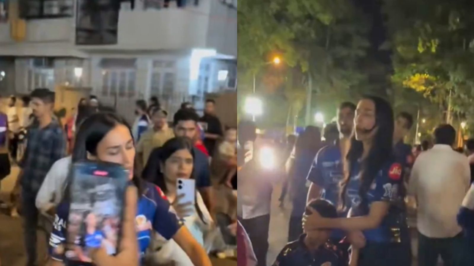 Watch: Mahieka Sharma confronts paps to guard Hardik Pandya’s son Agastya after MI vs KKR clash Mahieka Sharma confronts paps to guard Hardik Pandya’s son Agastya after MI vs KKR IPL 2026 clash. (Screenshot)
