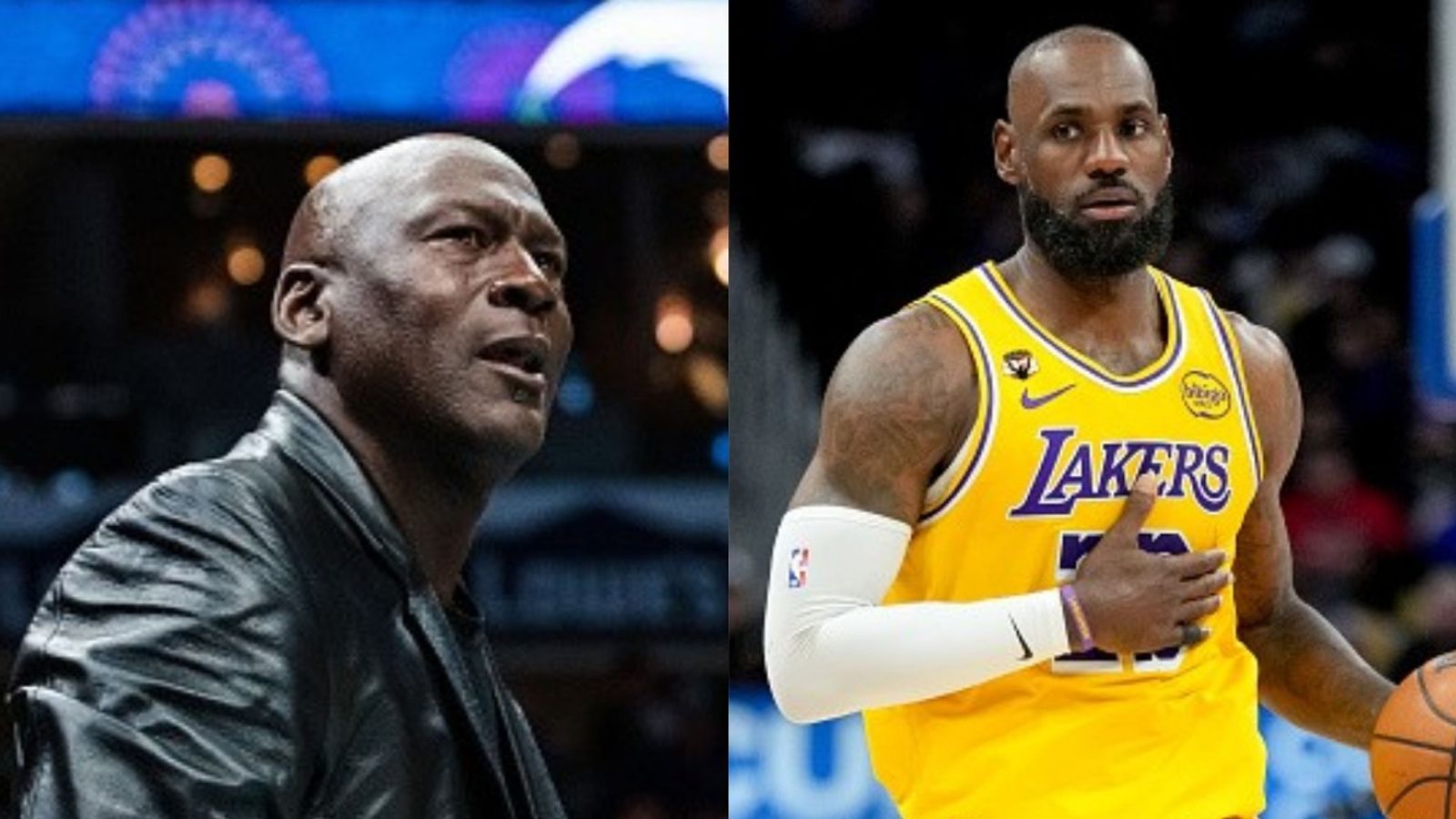 'There's no...': Michael Jordan's honest admission on GOAT debate in basketball Michael Jordan, LeBron James in the frame (Images via Getty)