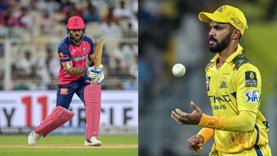 RR vs MI, IPL 2026: Rajasthan opt to bowl first against Chennai, know playing XIs here RR captain Riyan Parag (L) and CSK skipper Ruturaj Gaikwad in frame. (Getty)