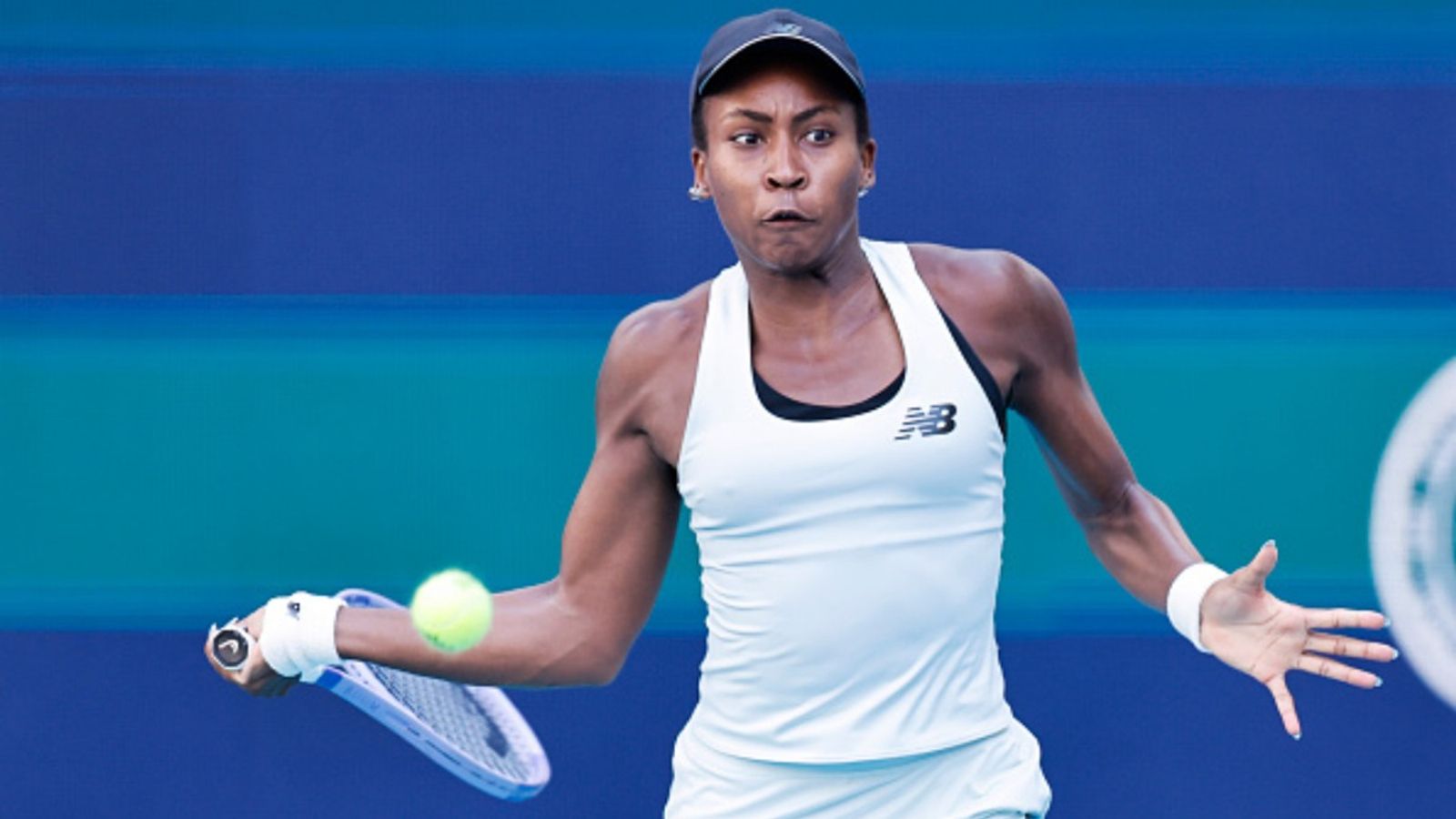 Coco Gauff’s technique under scrutiny: Expert reveals key flaws after Miami Open defeat Coco Gauff in the frame (via Getty)