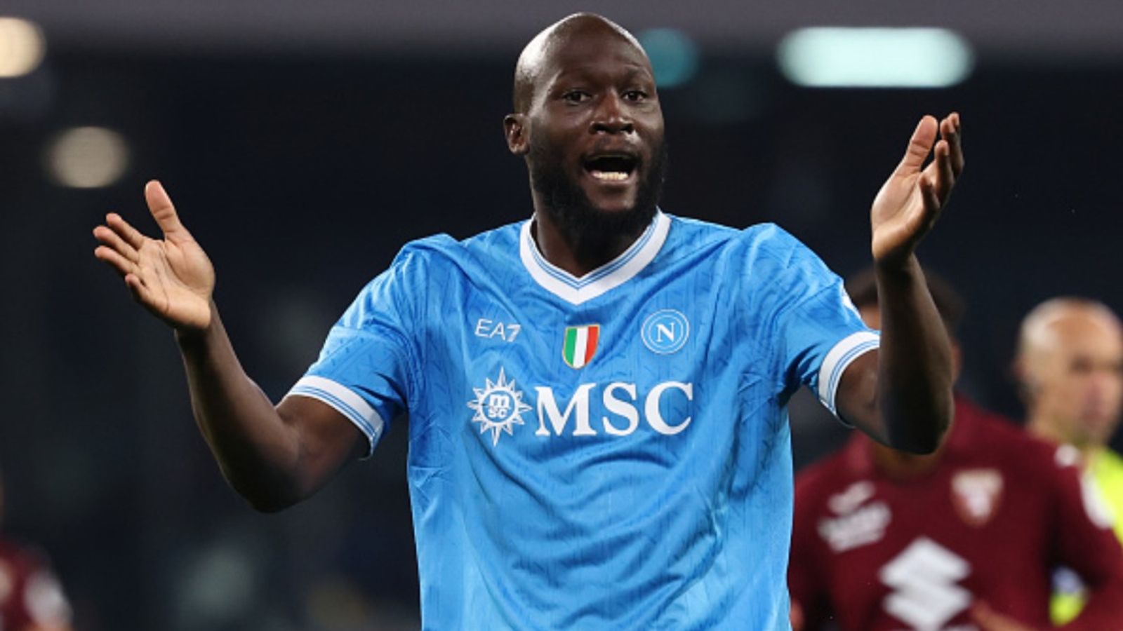 Romelu Lukaku addresses growing tension with Napoli: "Weighed on me mentally" Romelu Lukaku in the frame (via Getty)