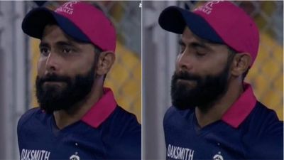 Ravindra Jadeja gets emotional, tries to hold back tears in 1st match vs CSK since departure: watch viral video Ravindra Jadeja